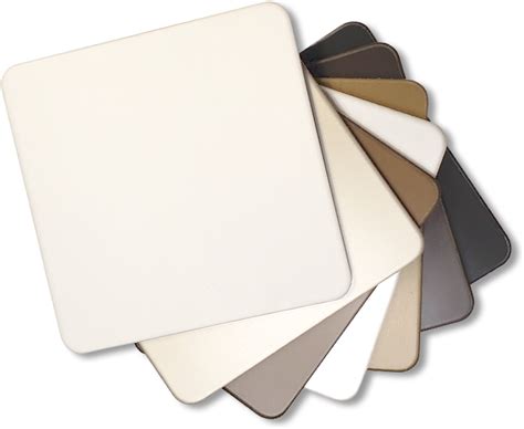 white anodized aluminum sheet